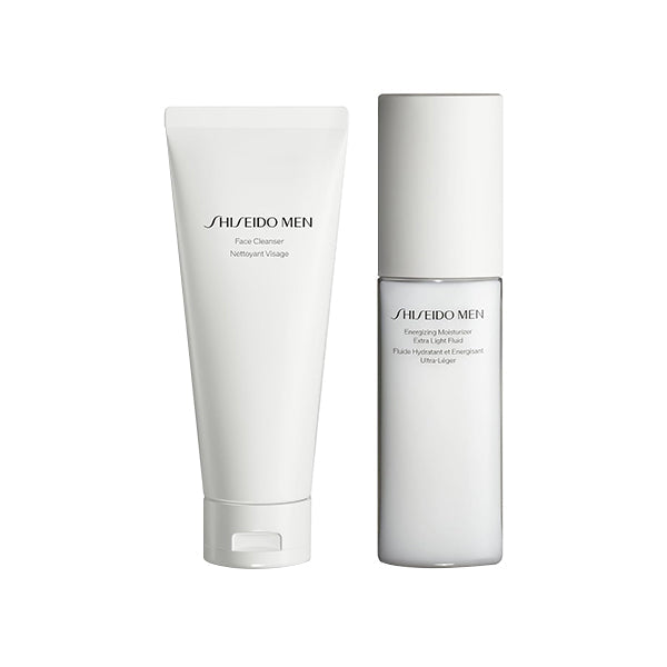 Shiseido Men Hydrating & Cleansing Skincare Set: Face Cleanser 125 ml + Hydrating Lotion 150 ml
