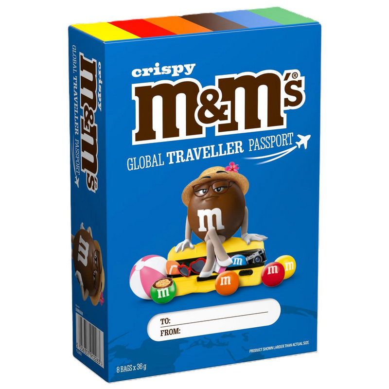 Chocolates M&M Crispy Passport Caja - 288g
