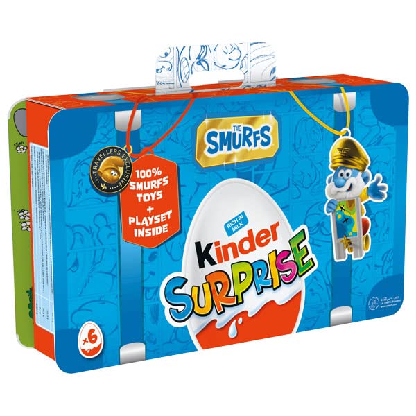 Chocolates Kinder Surprise Smurfs Edition - 120g