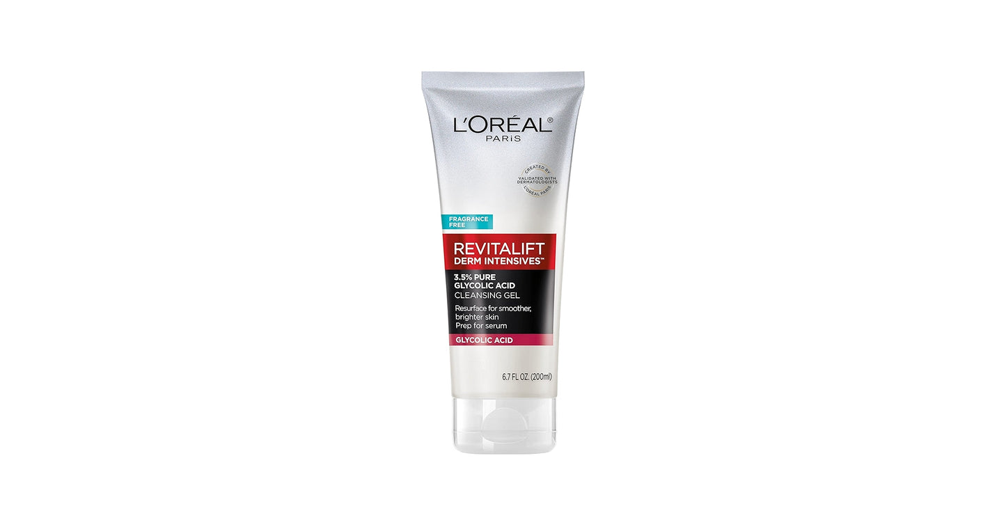 Revitalift 3.5% Pure Glycolic Acid Brightening Cleansing Gel with Salicylic Acid