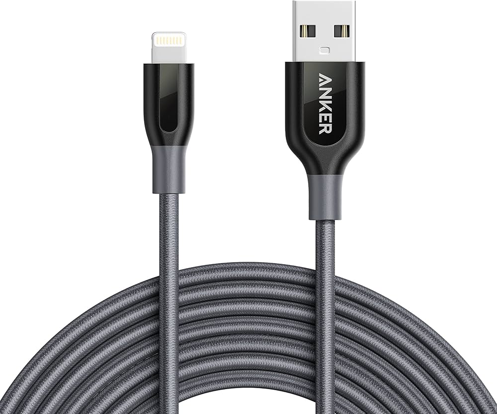 Cable Anker Nylon Doble Tejido USB-A a Lightning 10 ft