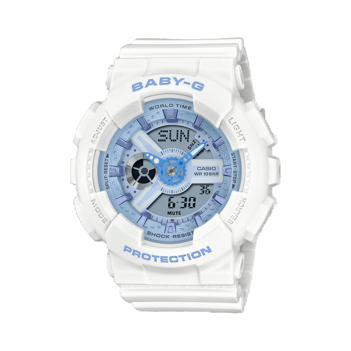 Women's Urban Classic Sport White Analog-Digital Watch