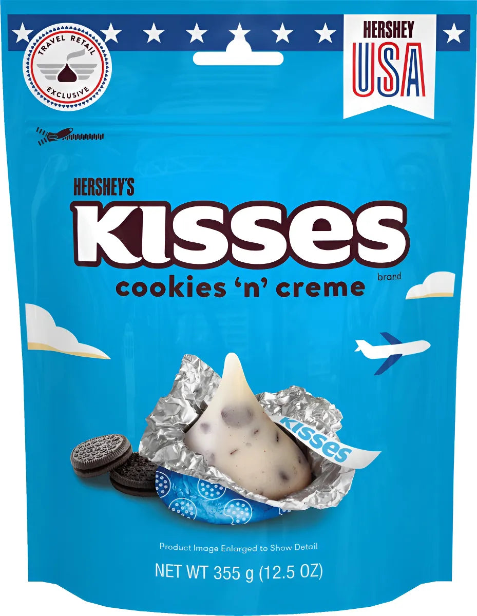 Hershey's Kisses Cookies 'n' Creme Bag - 355g