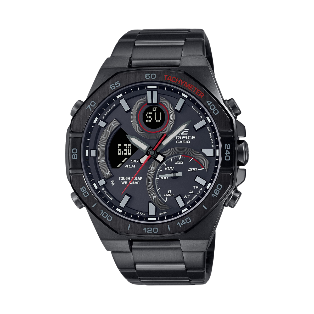 Men's Black Analog-Digital Sport Watch