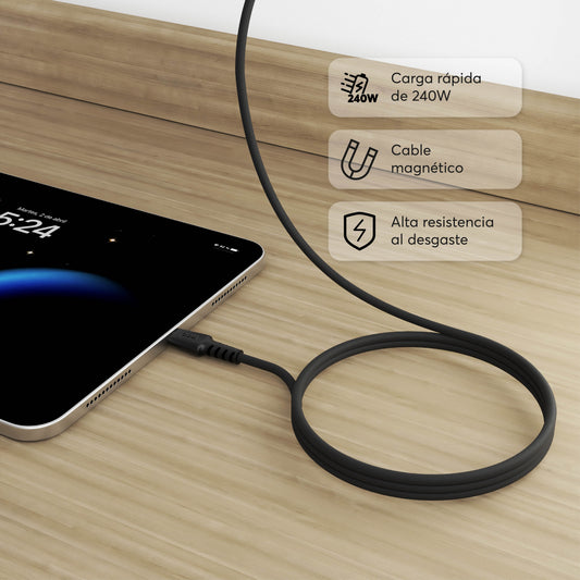 PowerForce 2M Magnetic USB-C to USB-C Cable