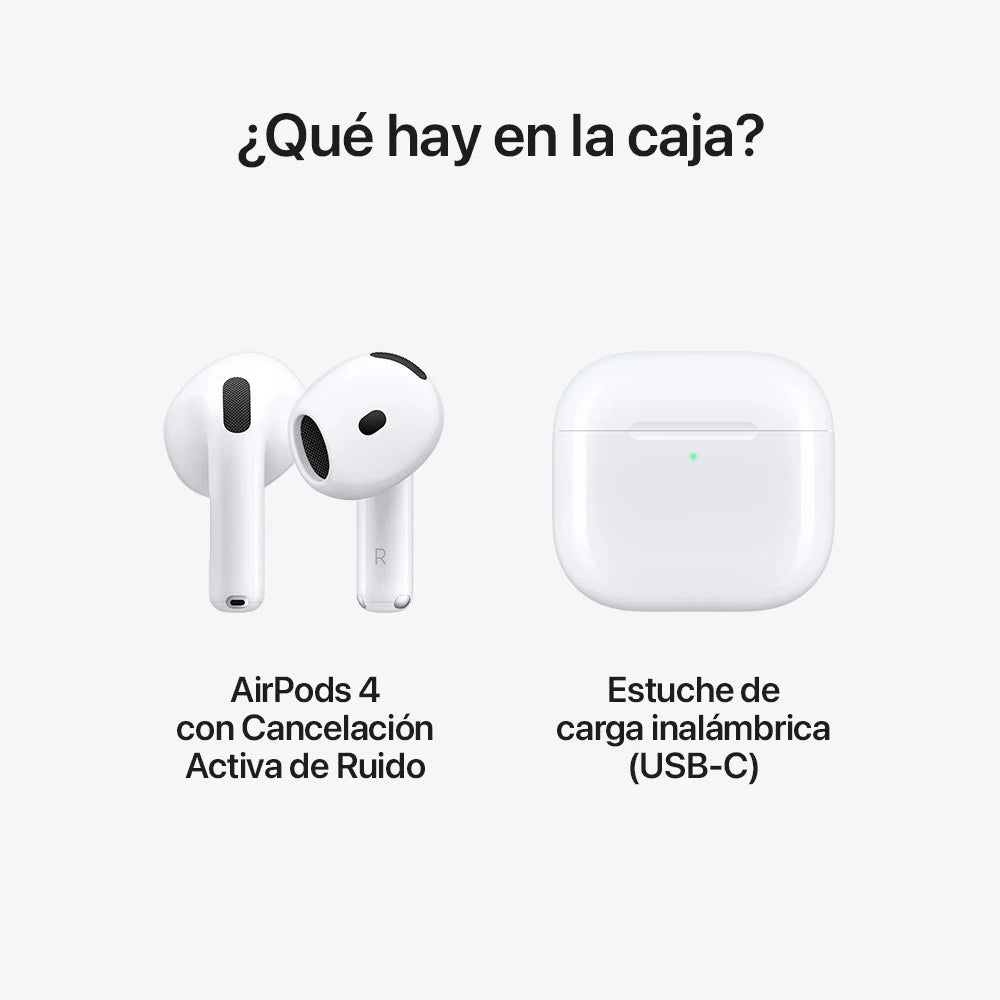 AirPods 4 con Cancelación Activa de Ruido