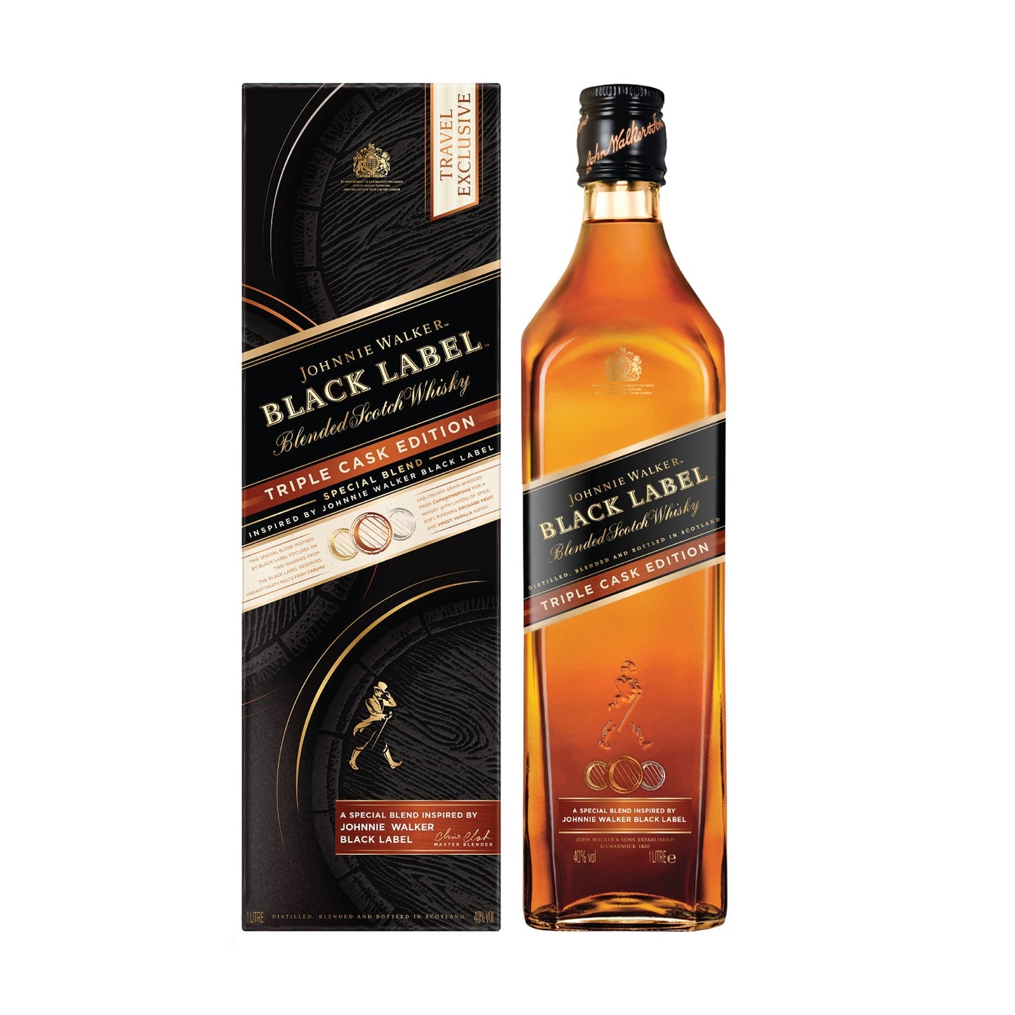 Johnnie Walker Black Label Triple Cask Blended Scotch Whisky