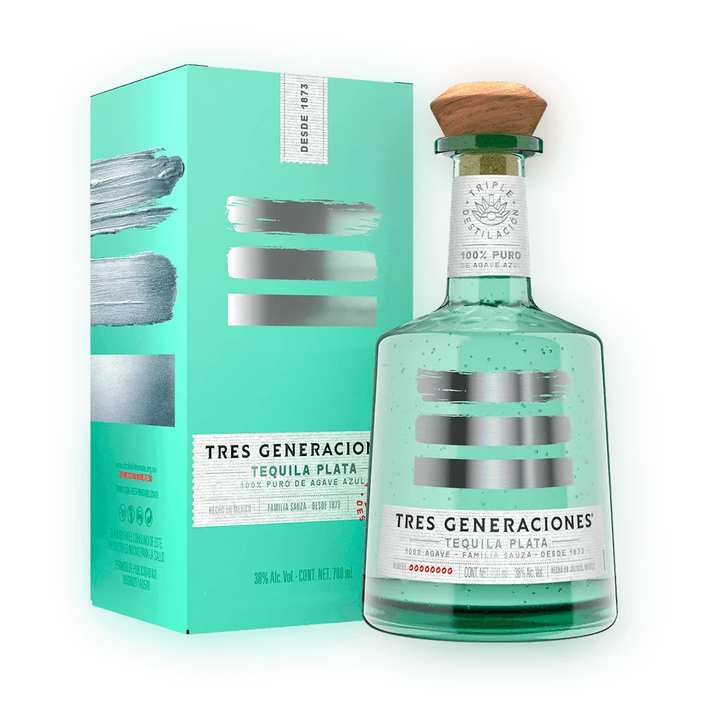 Tequila Tres Generaciones Plata
