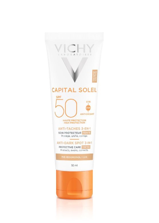 Vichy Capital Soleil Tinted Anti-Dark Spot 3-in-1 SPF50