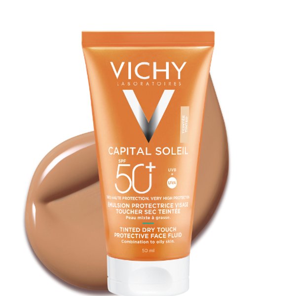 Vichy Capital Soleil Tinted Dry Touch Face Fluid SPF 50+
