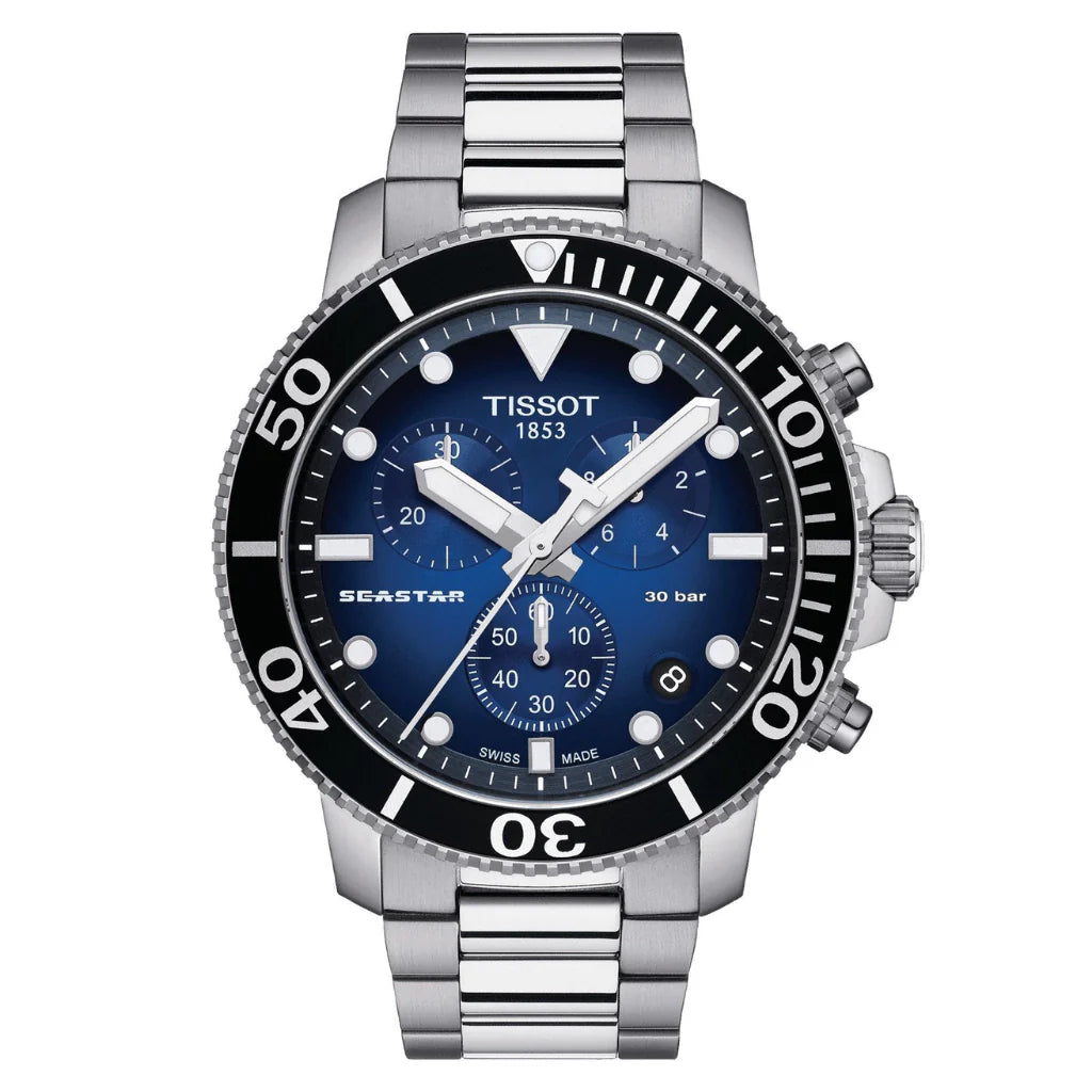 Tissot Men's Seastar Chronograph Analog Watch