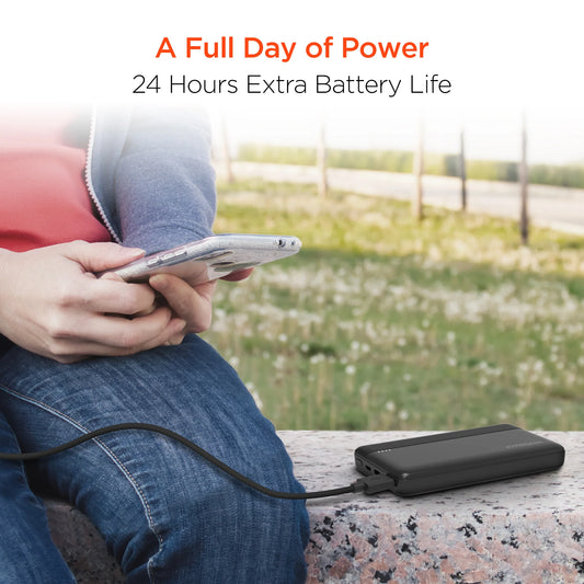 HyperGear 10,000mAh 20W PD + USB Portable Battery