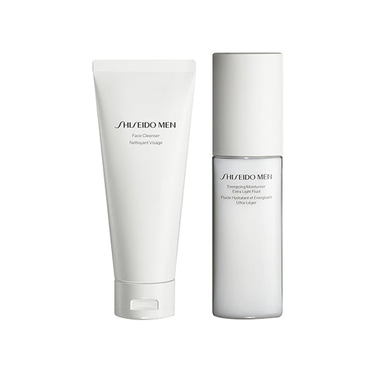 Shiseido Men Hydrating & Cleansing Skincare Set: Face Cleanser 125 ml + Hydrating Lotion 150 ml