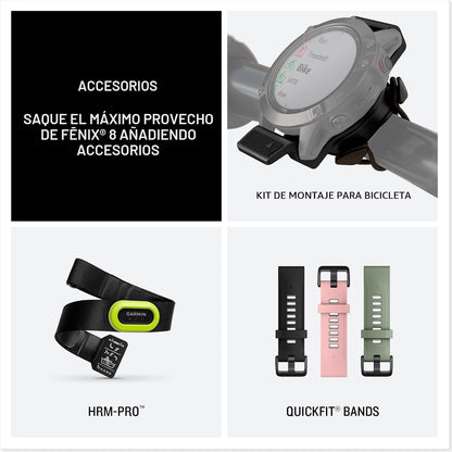 Garmin Fenix 8 AMOLED 43mm 