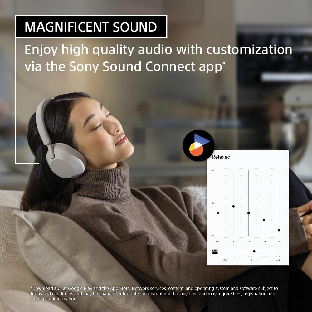 Sony Bluetooth Stereo Headphones with Noise Cancellation 1000XM5