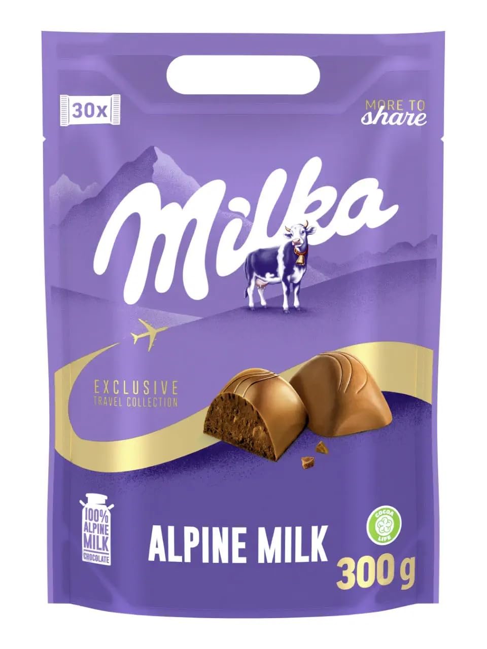 Chocolates Milka Alpine Mini Bolsa - 300g