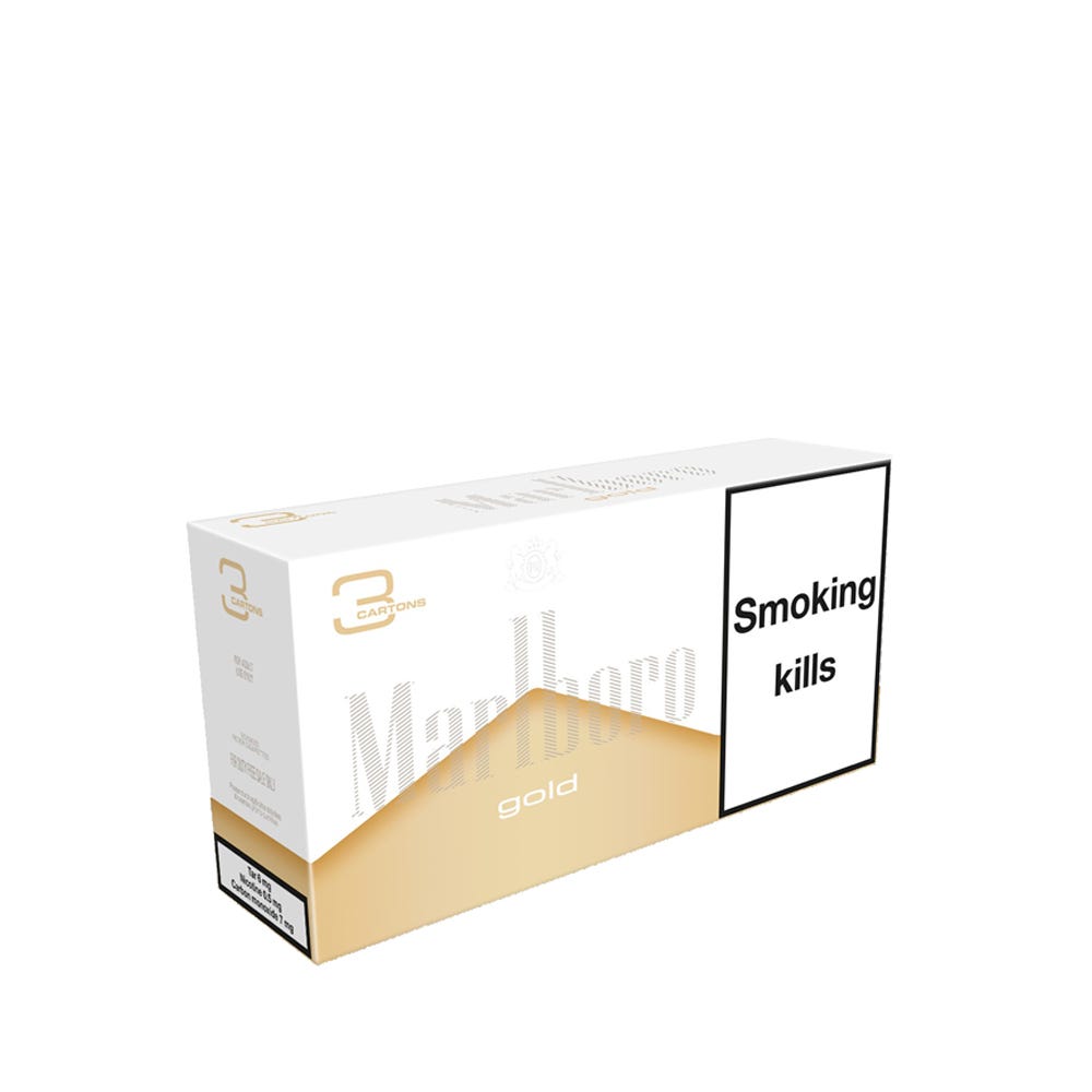 Cigarrillos Marlboro Gold Lights 3-Pack