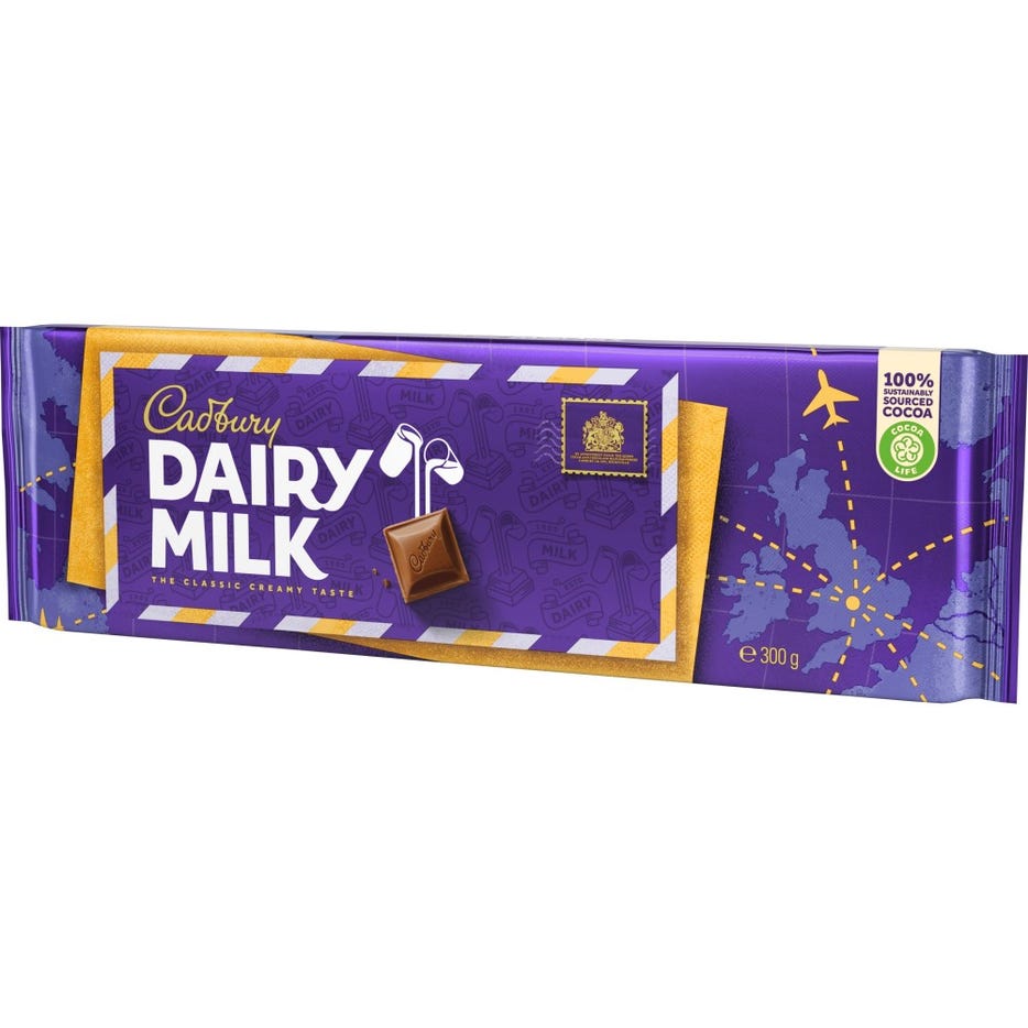 Chocolates Cadbury Barra - 300g