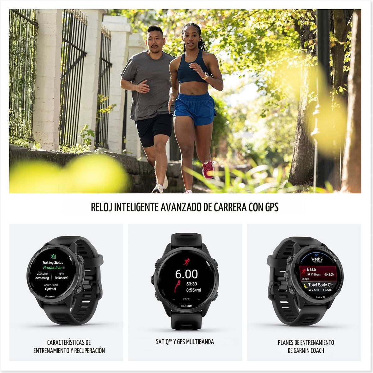 Garmin Forerunner 570 42mm Aluminio 
