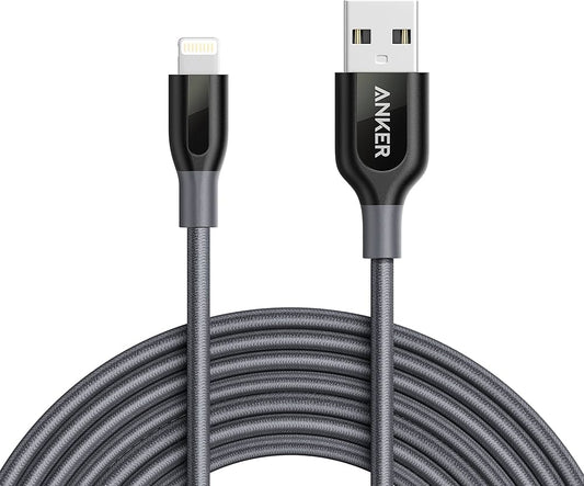 Cable Anker Nylon Doble Tejido USB-A a Lightning 10 ft
