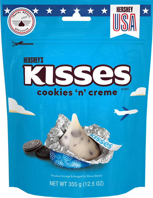 Chocolates Hersheys Kisses Cookies&Crème Bolsa - 355g