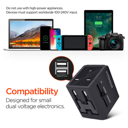 HyperGear All-in-One Travel Charger & USB Port