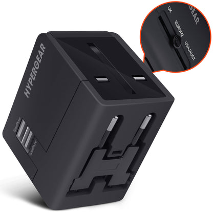 HyperGear All-in-One Travel Charger & USB Port