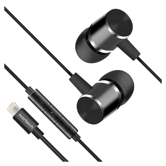 Naztech Platinum MPI Lightning Headphones Naztech