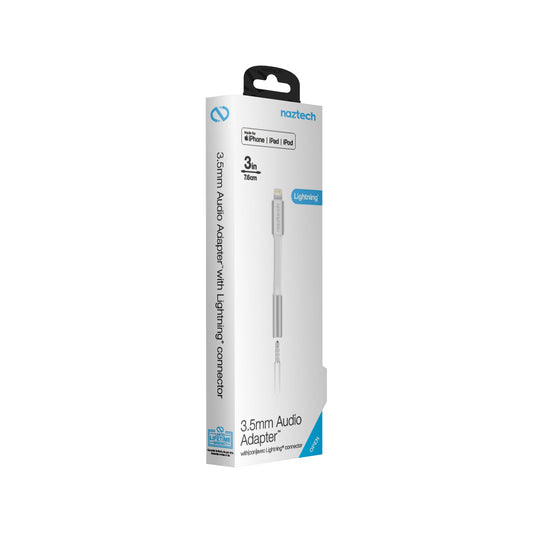 Naztech Adaptador De Audio 3.5mm A Lightning