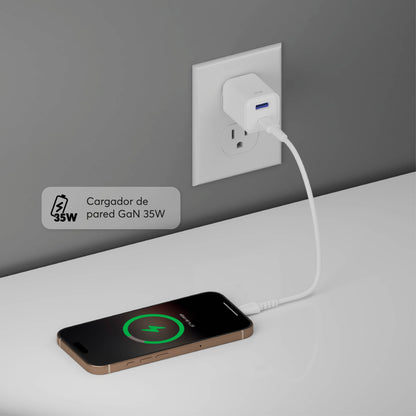PowerPlug Mini 35W Charger for USB-A - USB-C