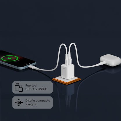 PowerPlug Mini 35W Charger for USB-A - USB-C