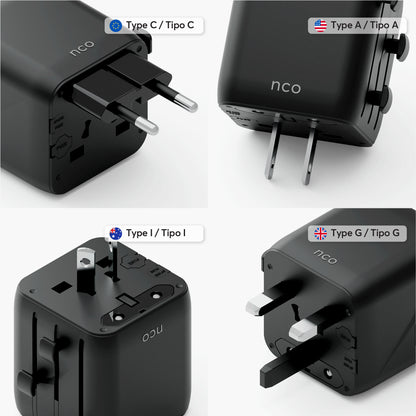 Universal AC Travel Adapter – All in One