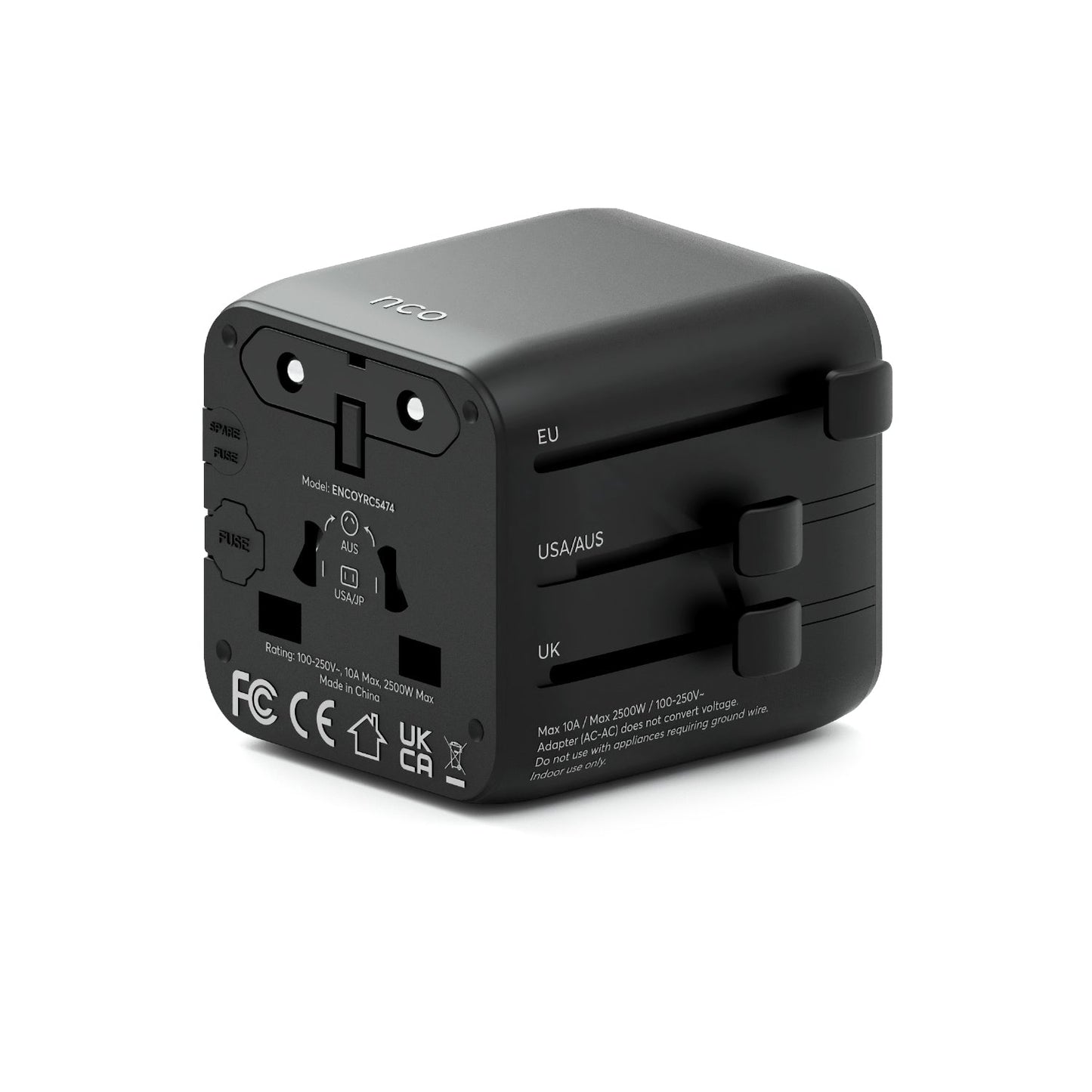 Universal AC Travel Adapter – All in One
