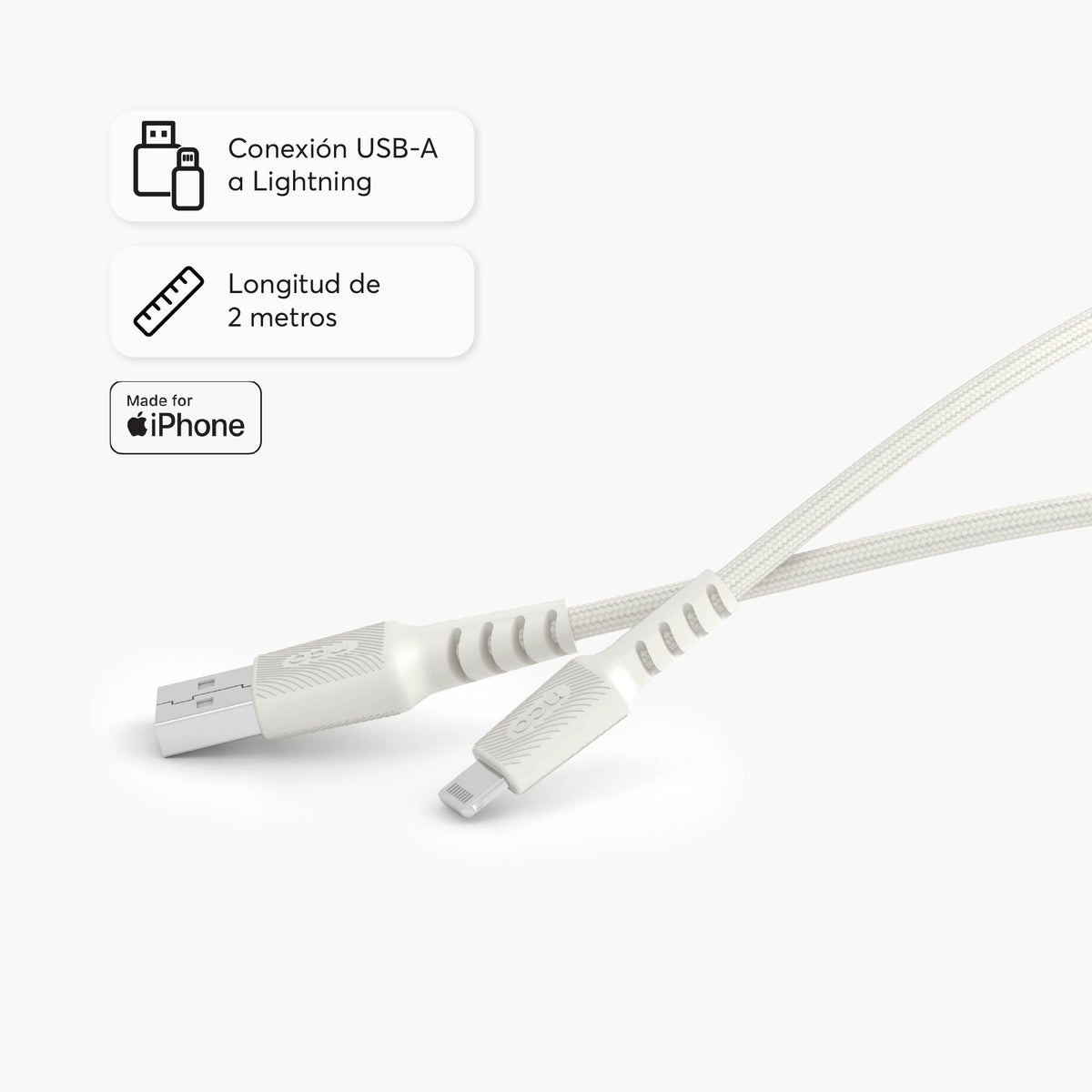PowerLite 2M USB-A to Lightning Cable