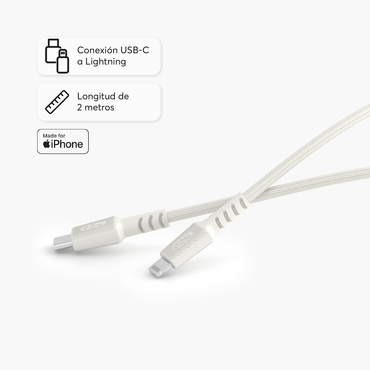 PowerLite 2M USB-C - Lightning Cable