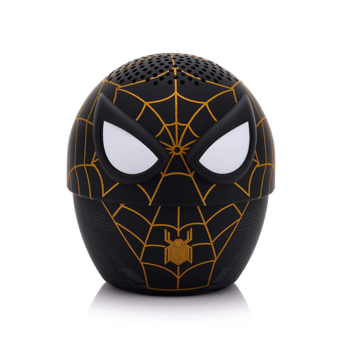 Bocina Bluetooth Bitty Boomers Marvel Spider-Man Black and Gold Edición Coleccionable