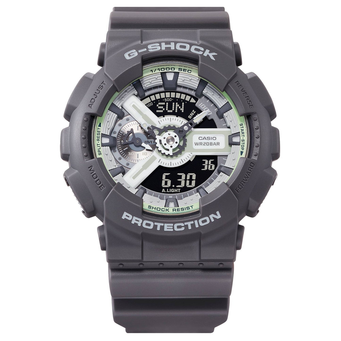 Men's Gray Analog-Digital Sport Watch