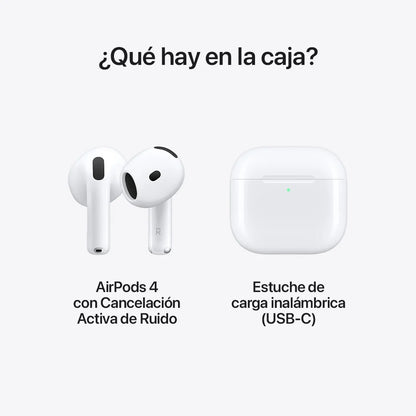 AirPods 4 con Cancelación Activa de Ruido
