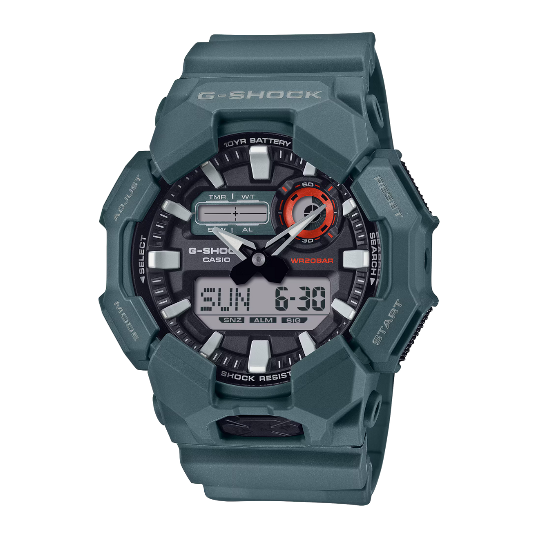 Men's Casual Blue Analog-Digital Watch