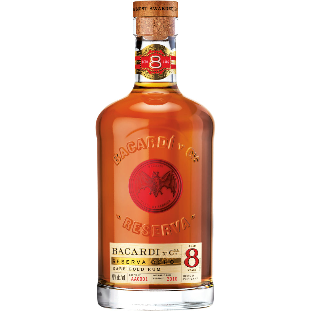Ron BACARDÍ® Reserva Ocho Años Rare Gold Rum