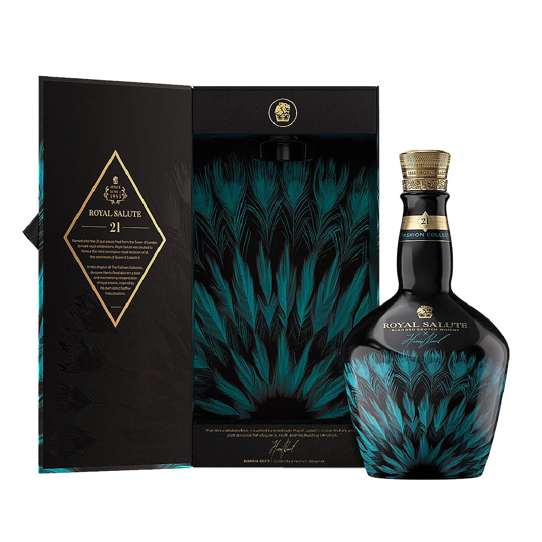 Royal Salute 21 years old Blended Malt Scotch Whisky Harris Reed Edition