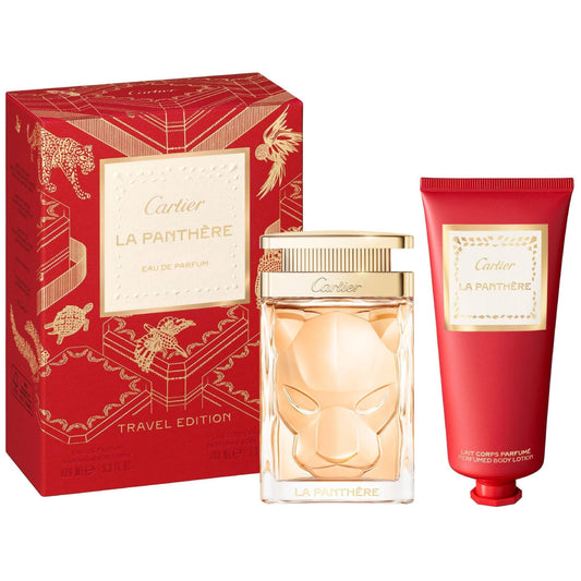 Cartier La Panthère Gift Set: Eau de Parfum & Perfumed Body Lotion