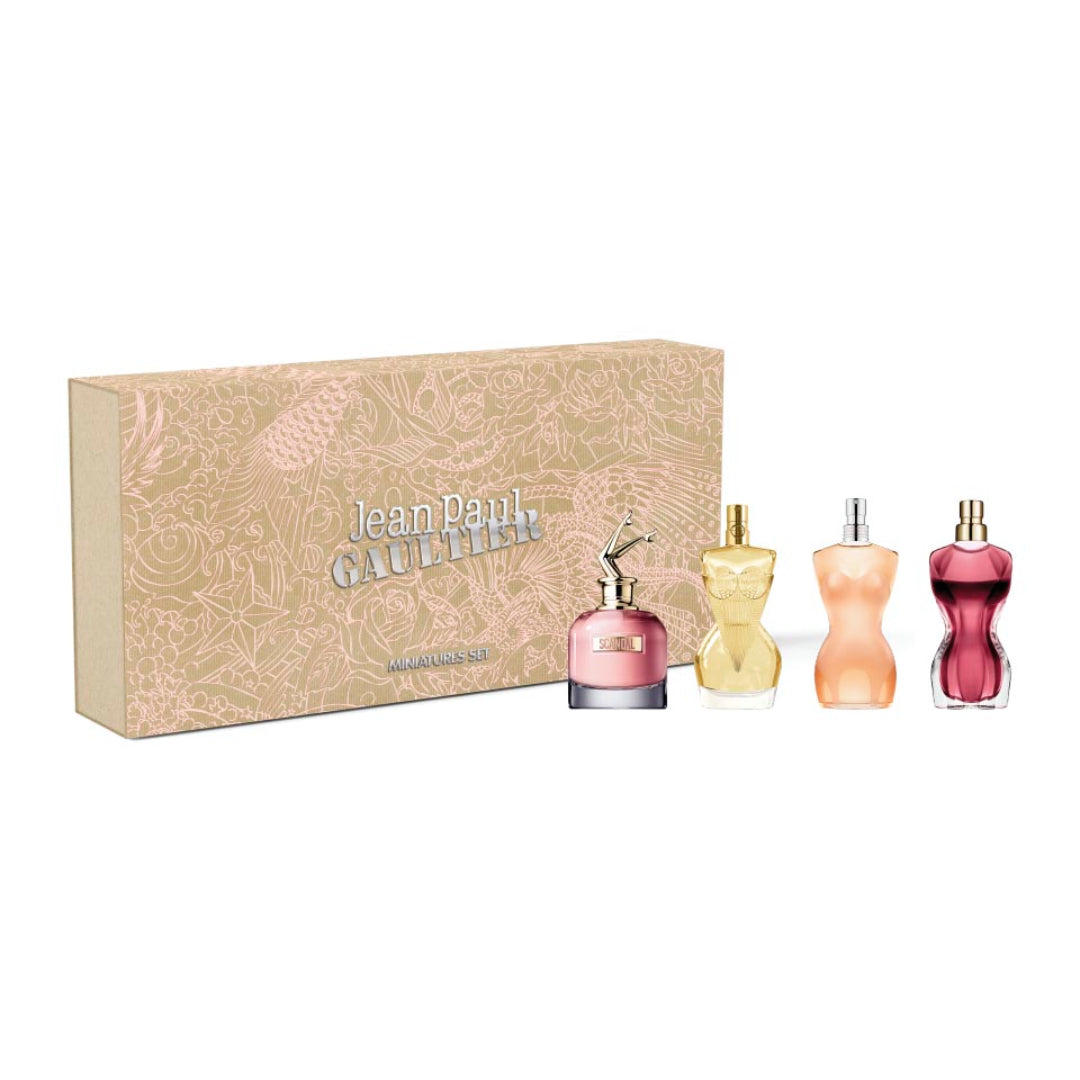 Gaultier Coffret: Scandal Eau de Parfum 5ml + Divine Eau de Parfum 5ml + Classique Eau de Parfum 5ml + La Belle Eau de Parfum 5ml
