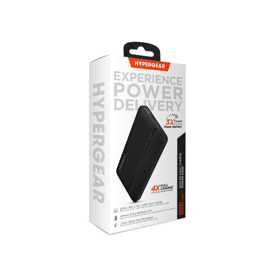 HyperGear Bateria Portable 10,000mAh 20W PD + USB