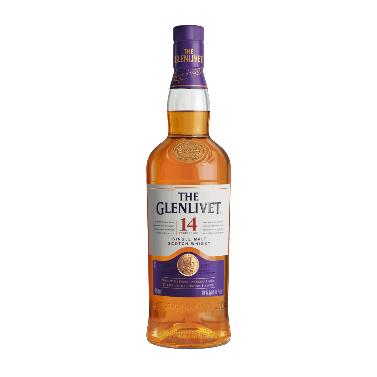 The Glenlivet 14 Year Old Single Malt Scotch Whisky