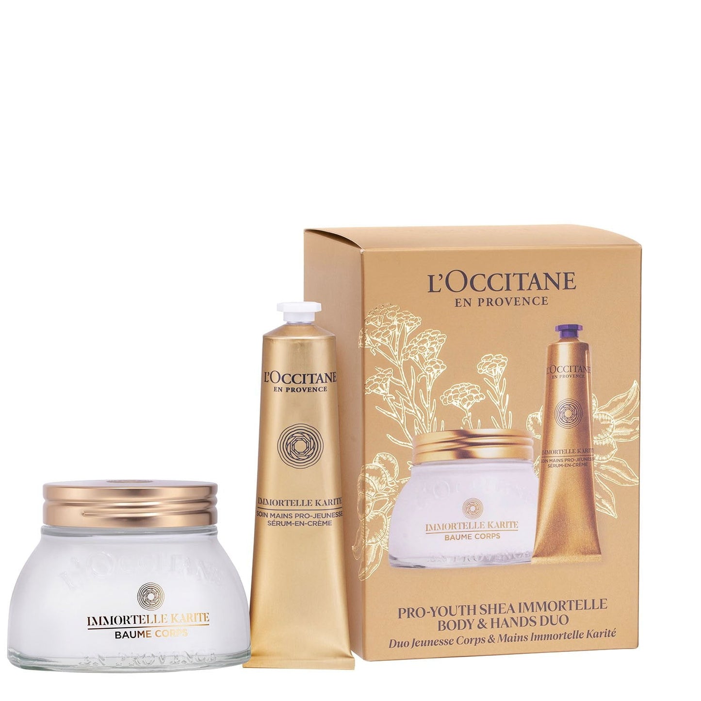 Pro-Youth Shea Immortelle Body and Hands Duo