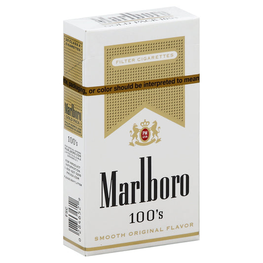 Cigarrillos Marlboro Gold Lights 100´s